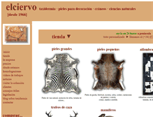 Tablet Screenshot of elciervo.com
